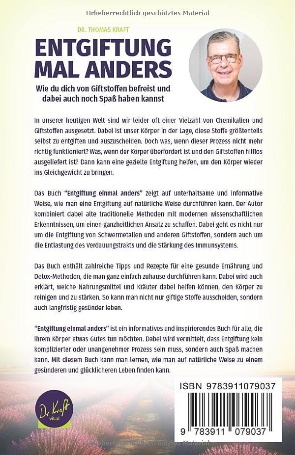 Entgiftung mal anders (Buch) - Dr. Kraft Vital Shop