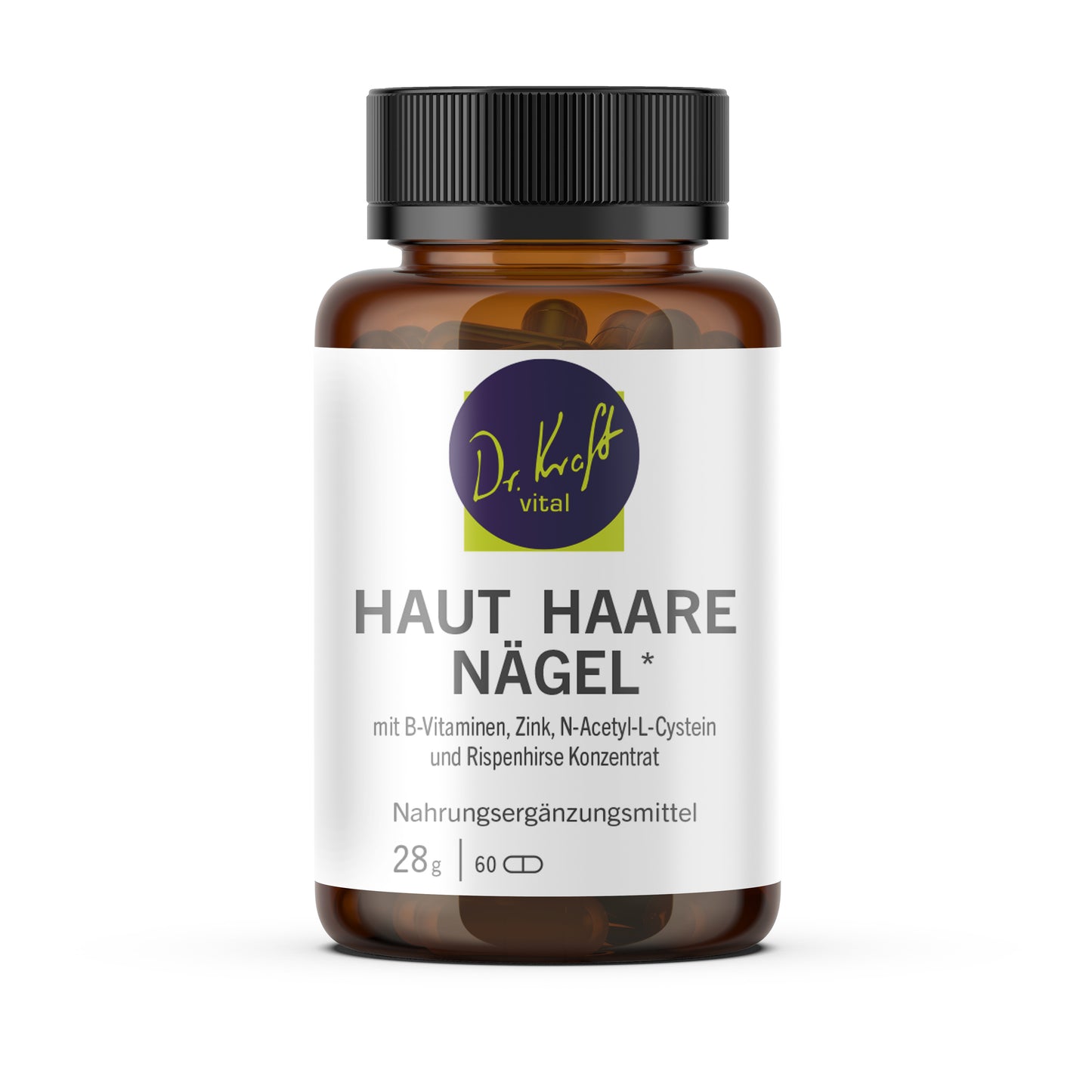 Haut Haare Nägel (60 Kapseln) - Dr. Kraft Vital Shop