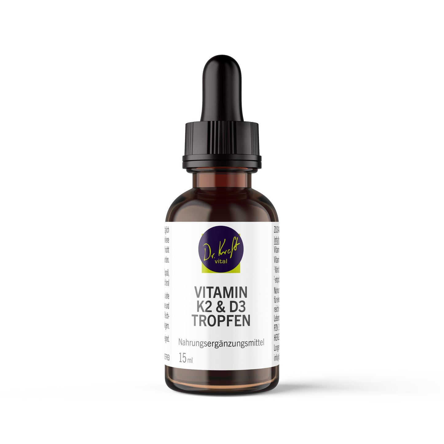 Vitamin K2 25 µg & D3 25 µg Tropfen (15 ml) - Dr. Kraft Vital Shop