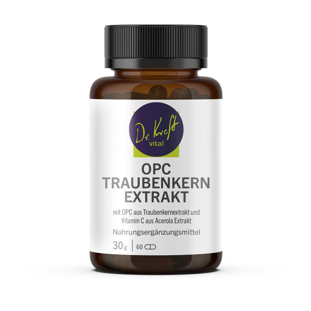 OPC Traubenkern Extrakt (60 Kapseln) - Dr. Kraft Vital Shop