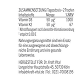 Vitamin K2 25 µg & D3 25 µg Tropfen (15 ml)